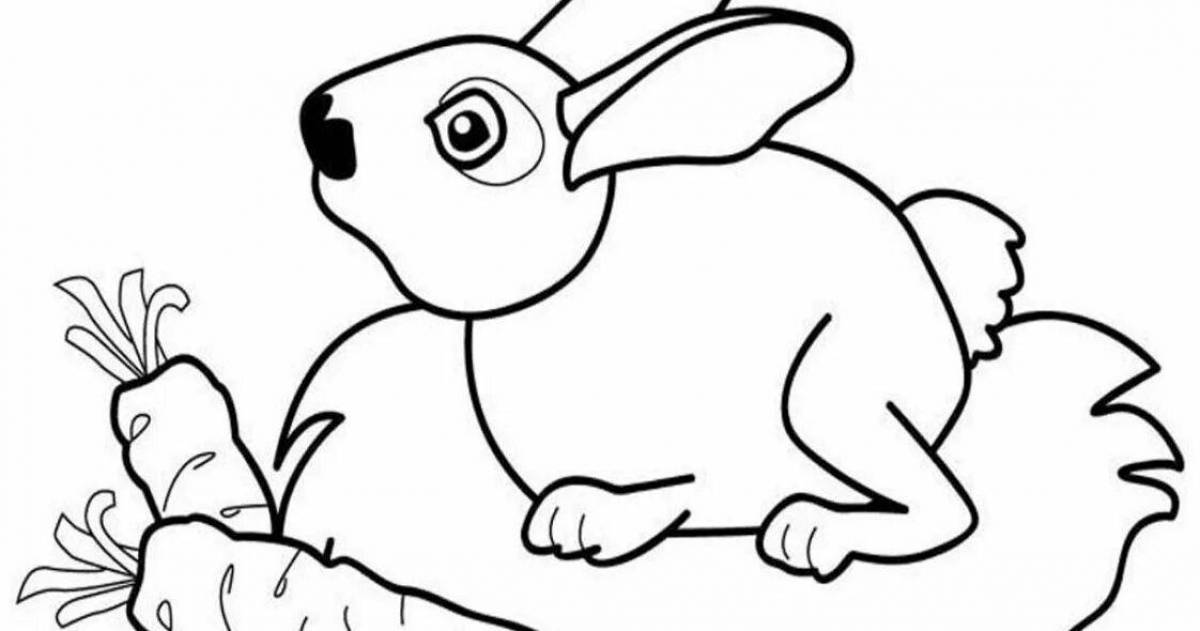 Веселая раскраска buffy bunny