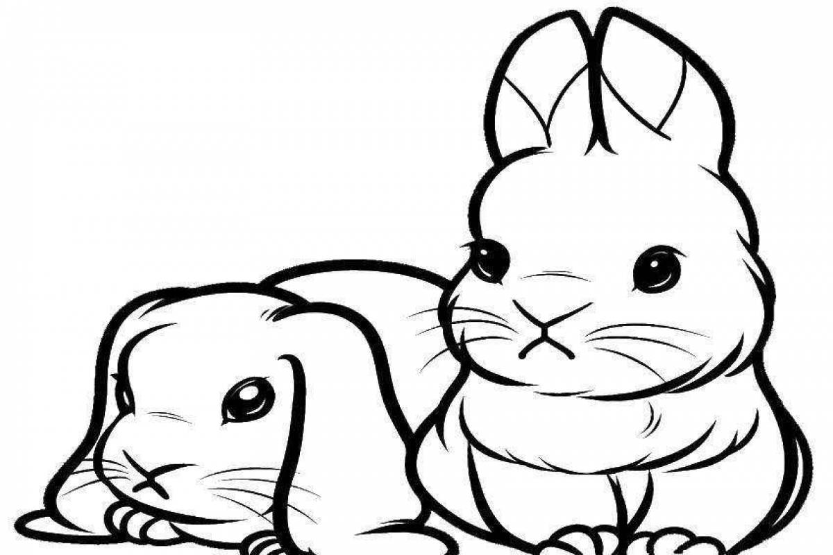 Увлекательная раскраска buffy bunny