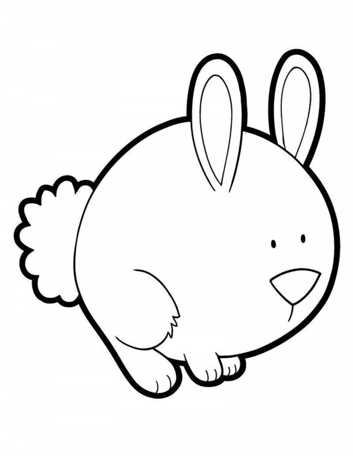 Чудесная страница раскраски buffy bunny