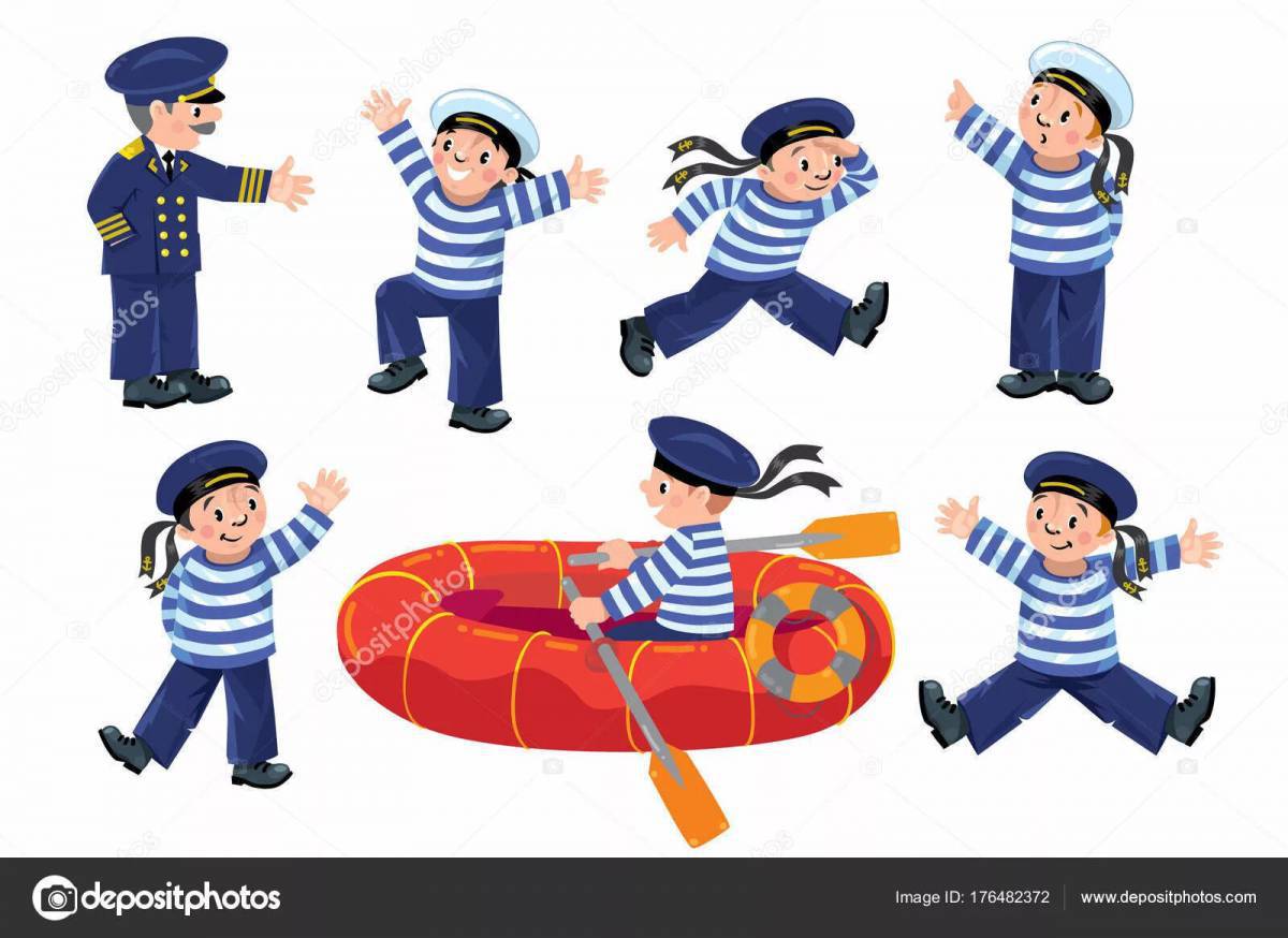 Моряк для детей #4