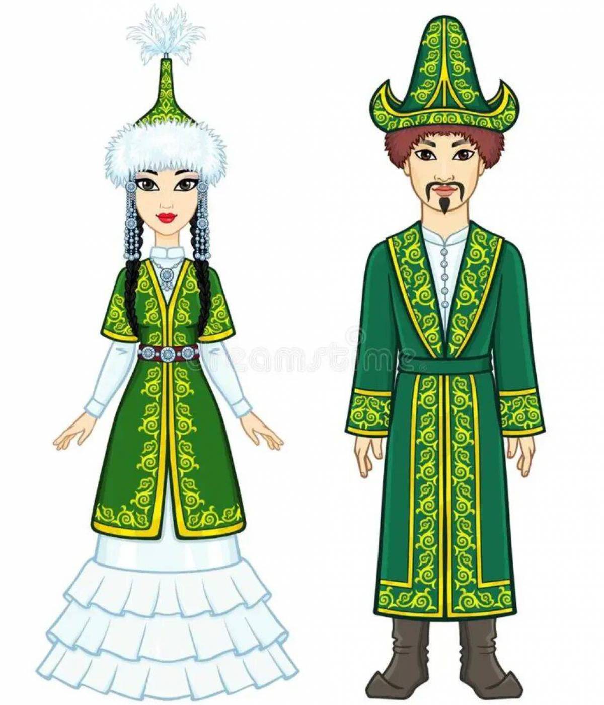 Национальный костюм казахский #2
