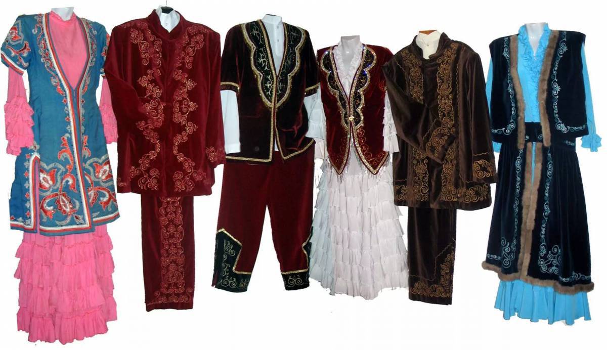 Национальный костюм казахский #14