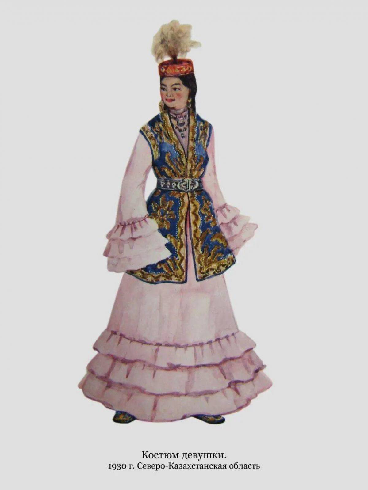 Национальный костюм казахский #15
