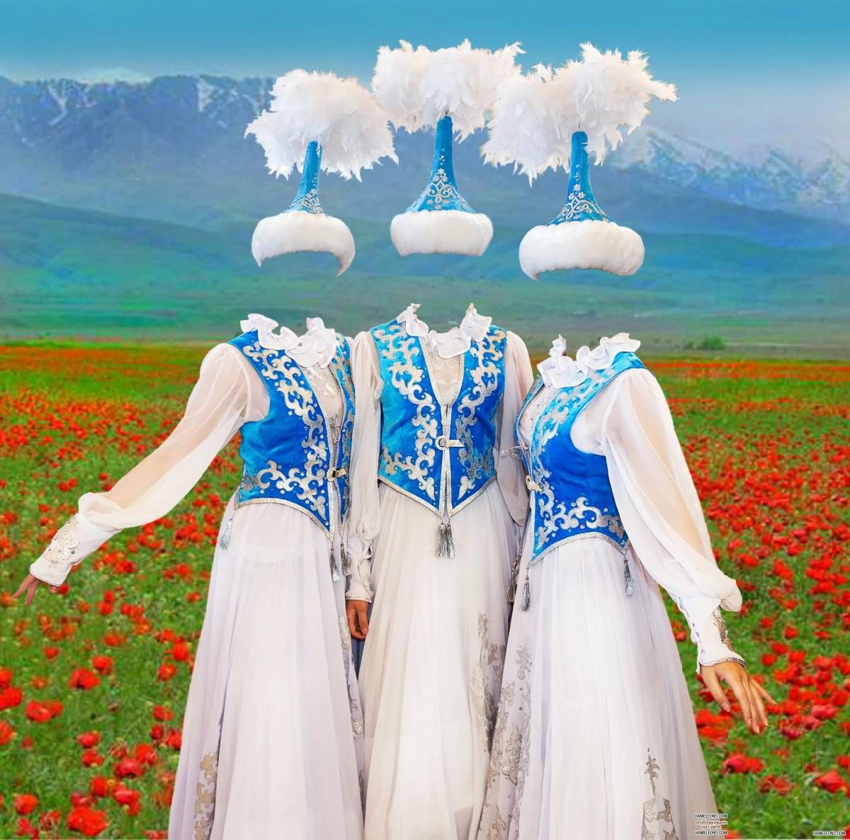 Национальный костюм казахский #28