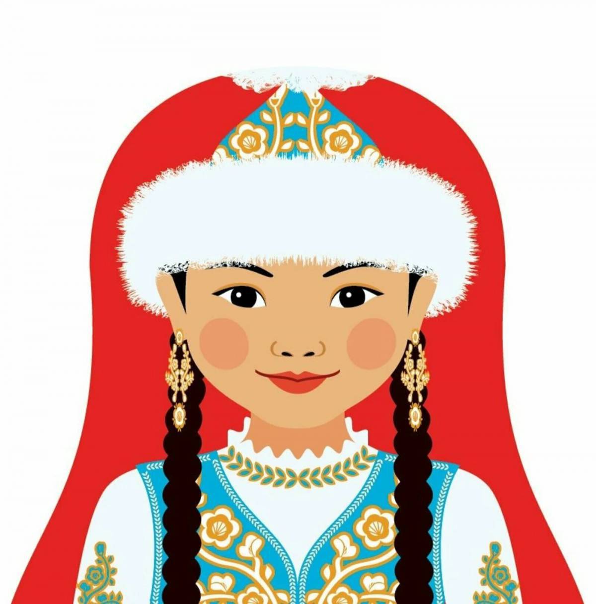 Национальный костюм казахский #29