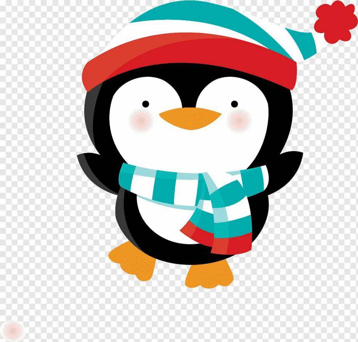 Новогодний пингвин #14