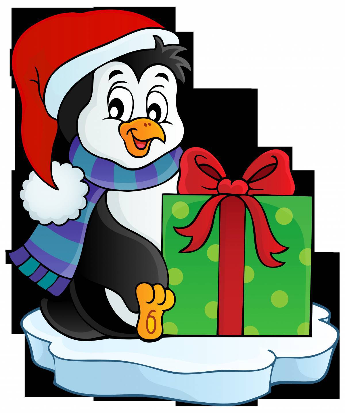 Новогодний пингвин #21