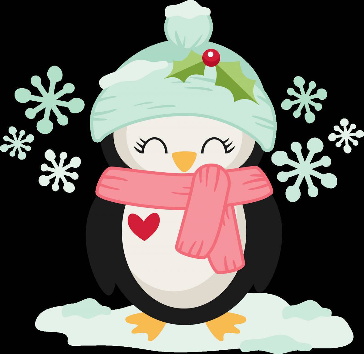 Новогодний пингвин #24