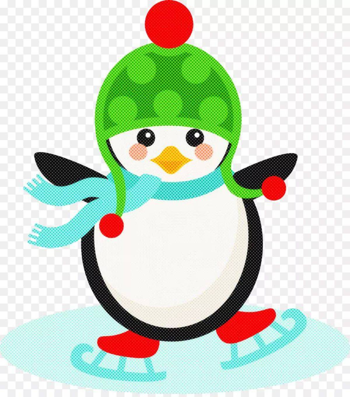 Новогодний пингвин #27