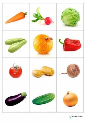 Раскраска овощи для детей 3 4 лет #34 #425203