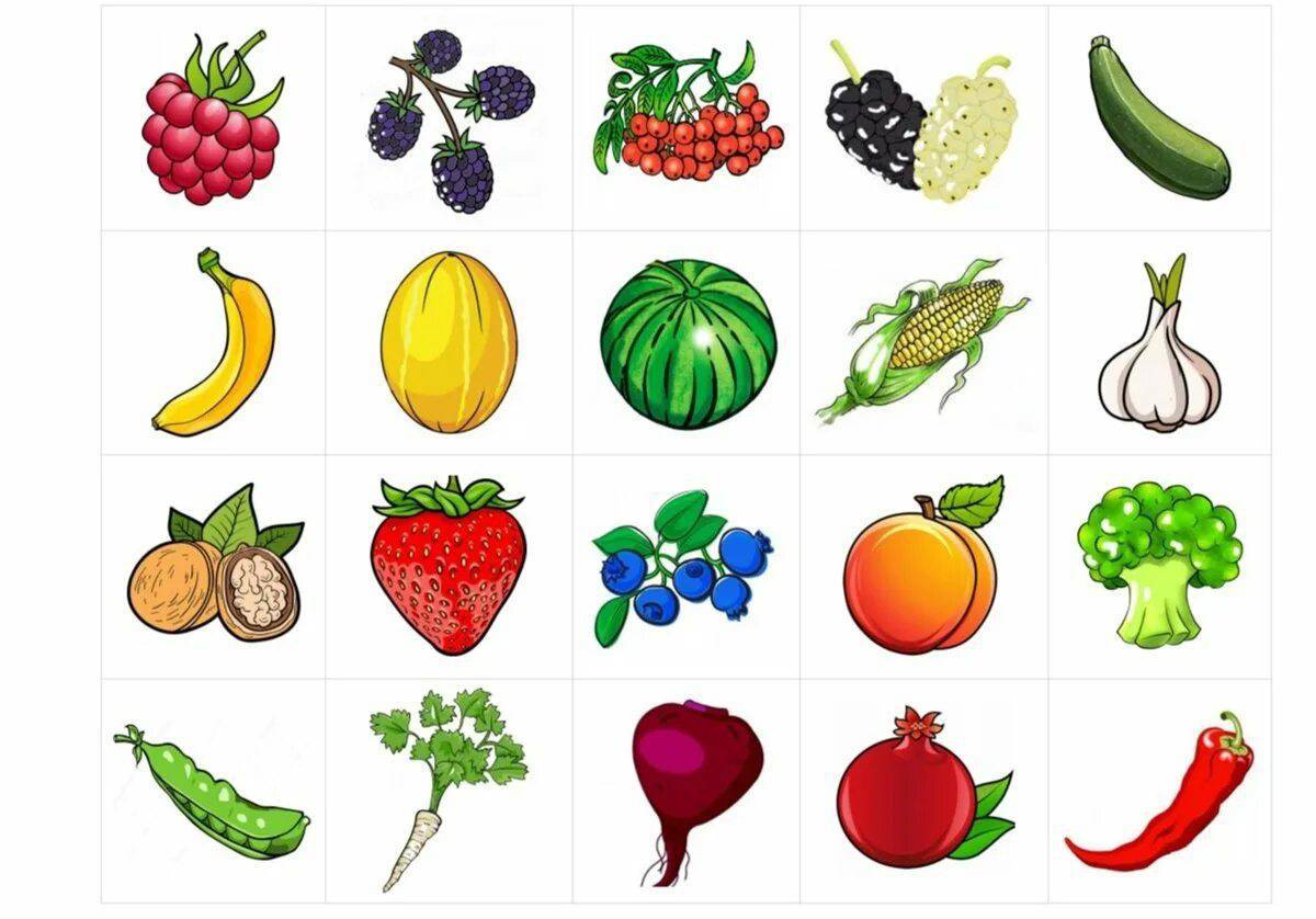 Овощи и фрукты для детей 2 3 лет #31