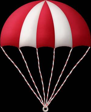 Раскраска парашют для детей #1 #433189