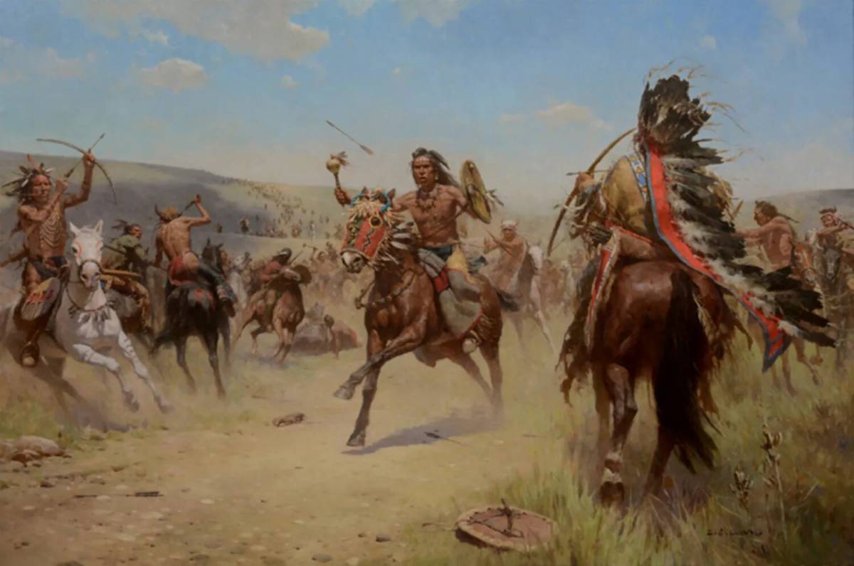 Боевая индейцев #4