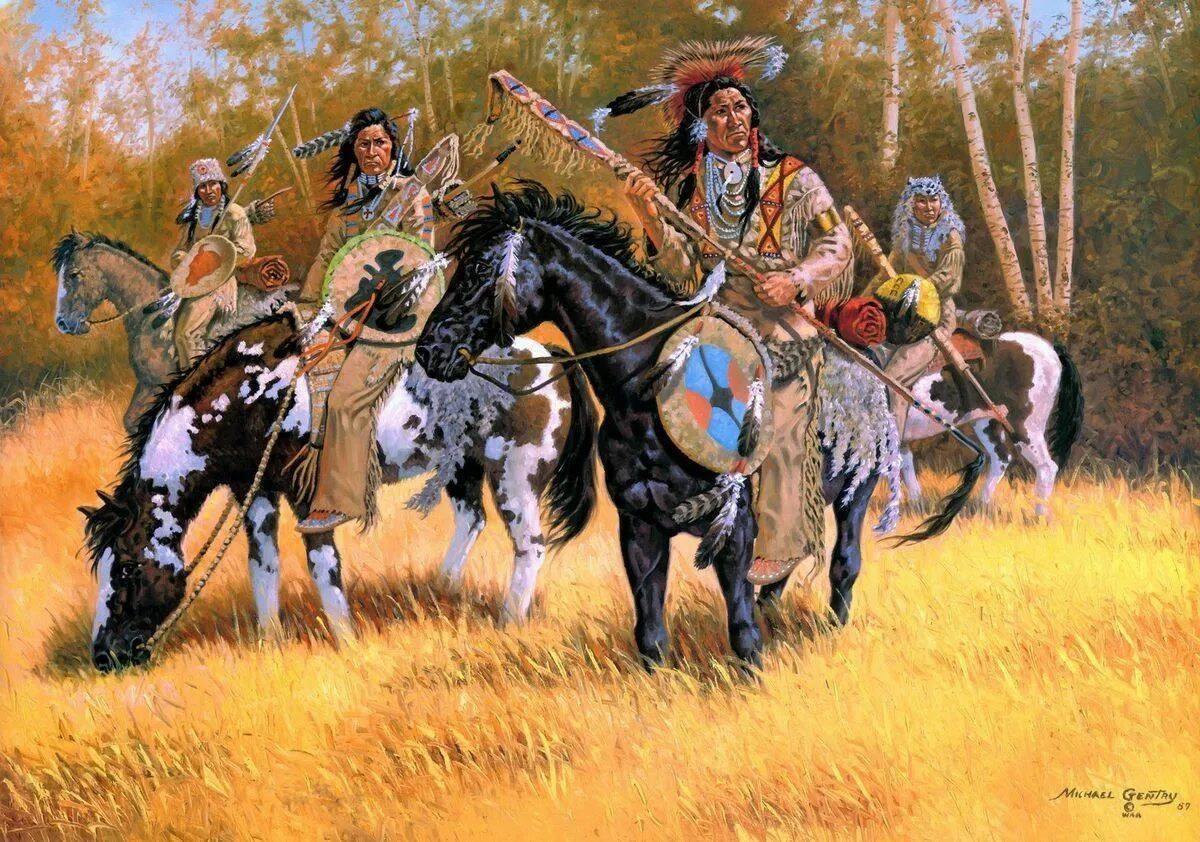Боевая индейцев #12