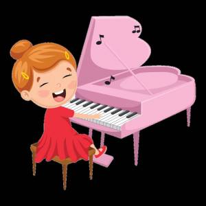 Раскраска пианино для детей #6 #438634