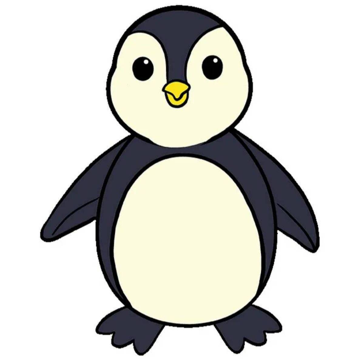 Пингвин рисунок #6