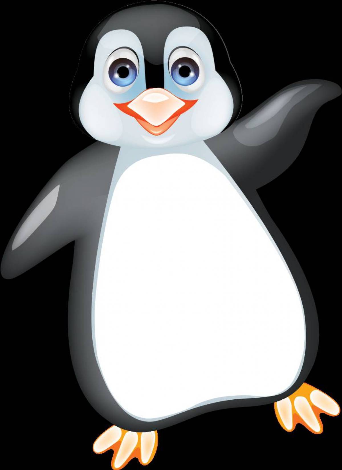 Пингвин рисунок для детей #5