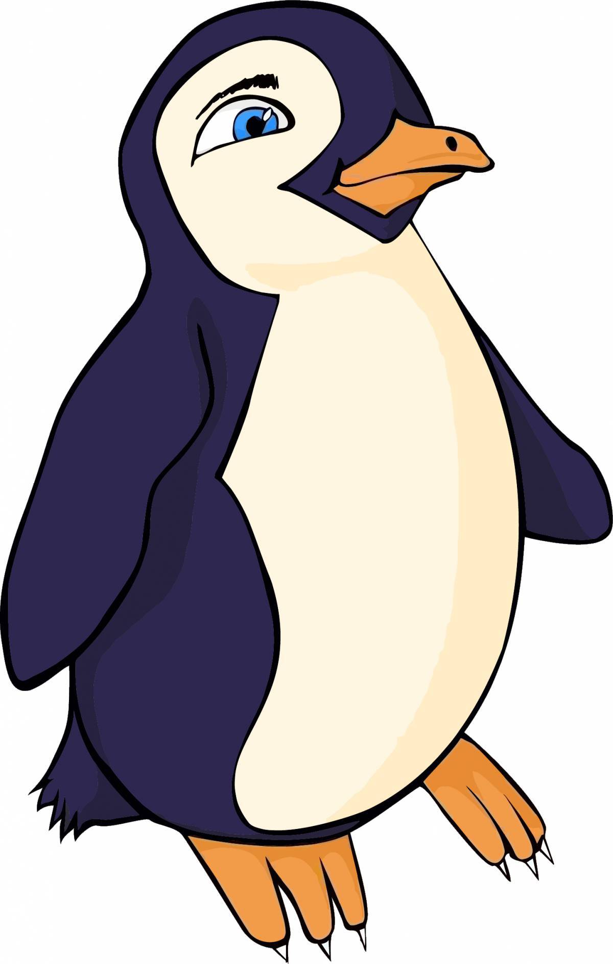Пингвин рисунок для детей #12