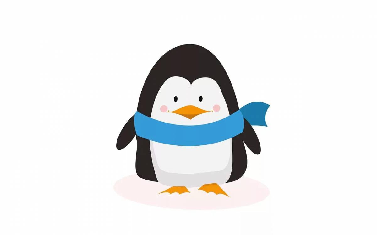Пингвин рисунок для детей #20