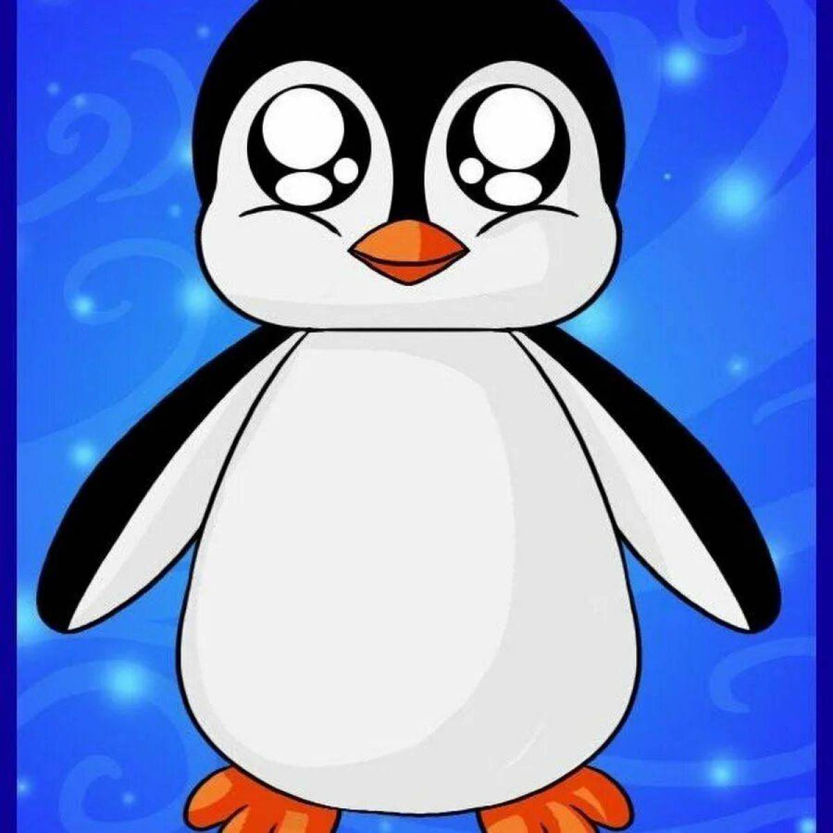 Пингвин рисунок для детей #21