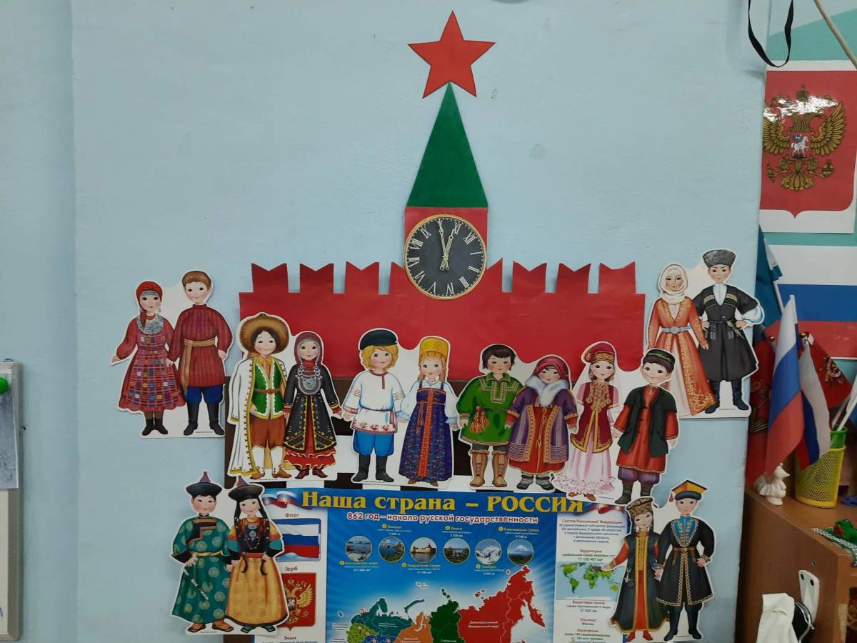 Картинка патриотический уголок в детском саду