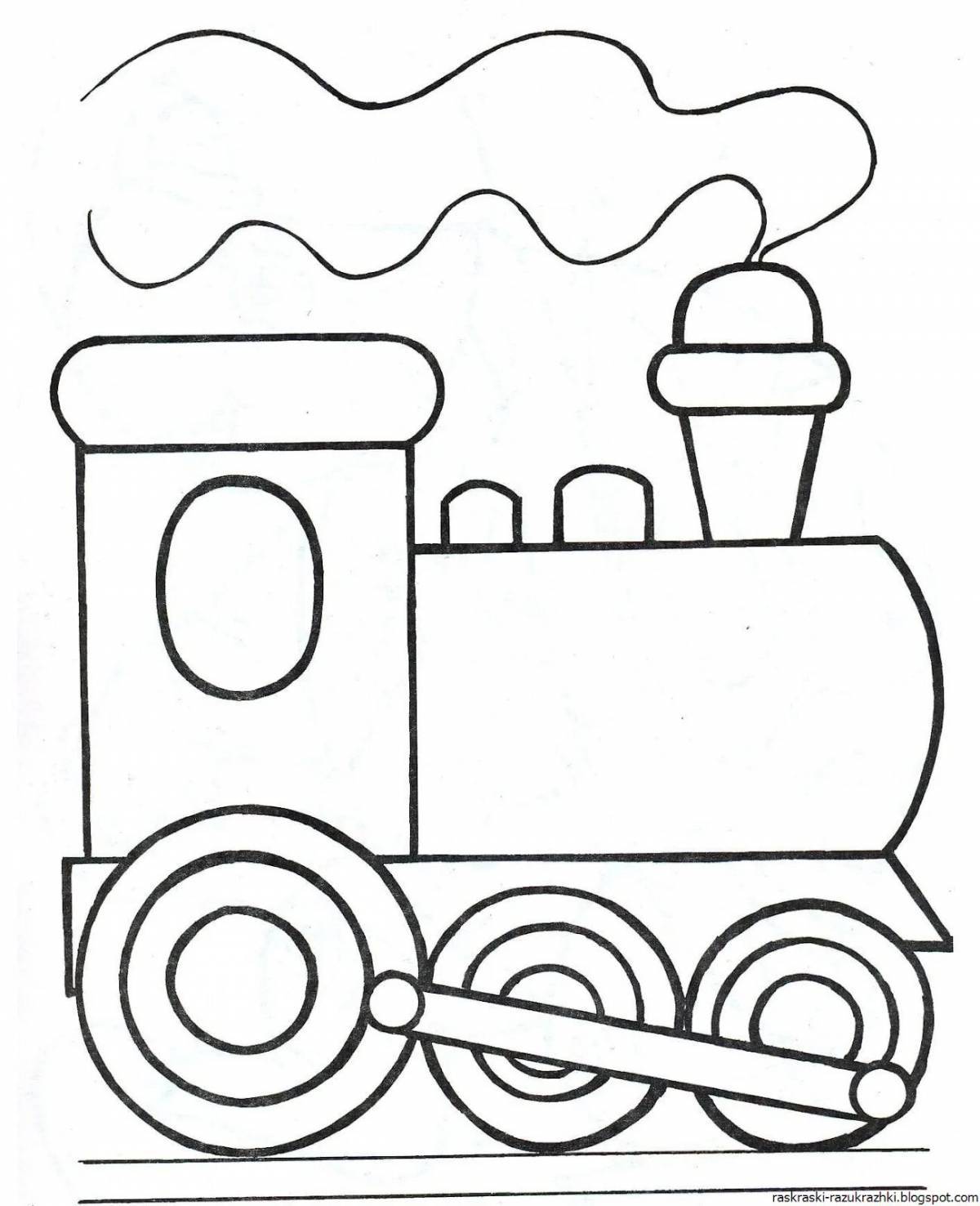 Поезд для детей 3 4 лет #18