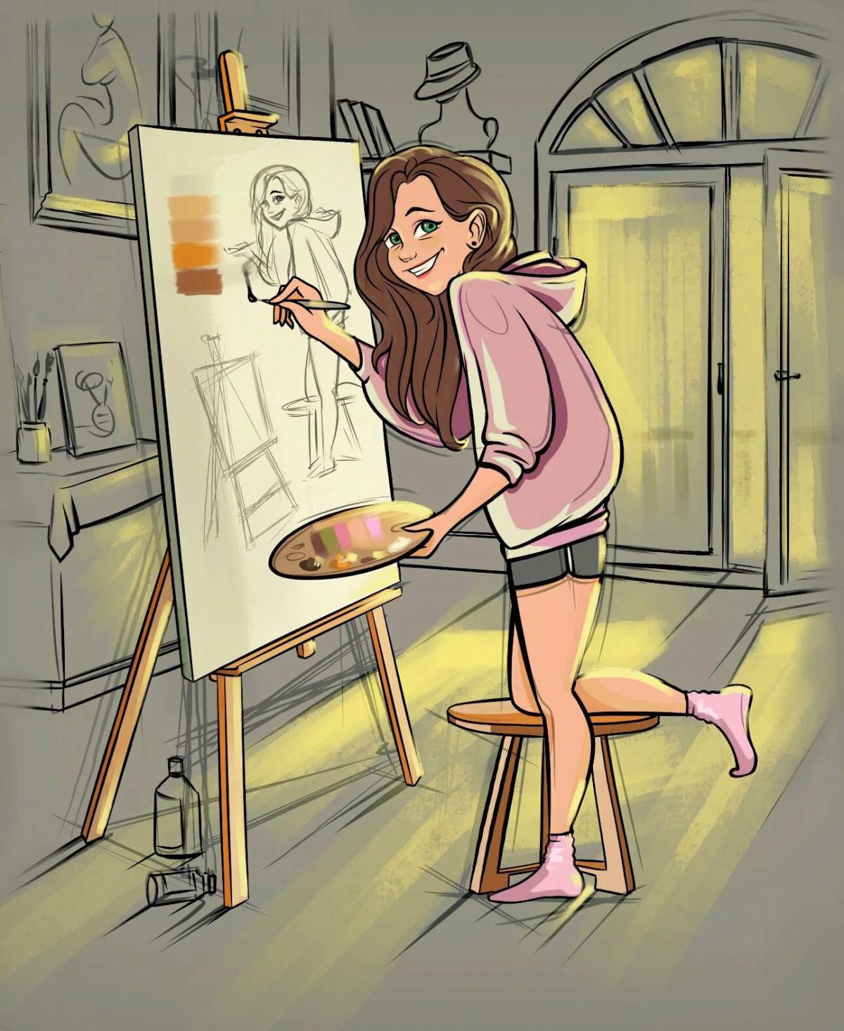 Рисует девочка #21