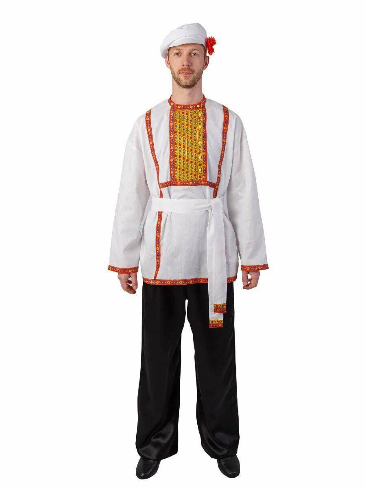 Русский народный костюм мужской #11