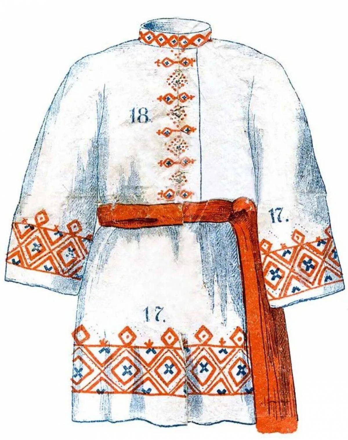 Русский народный костюм мужской #16