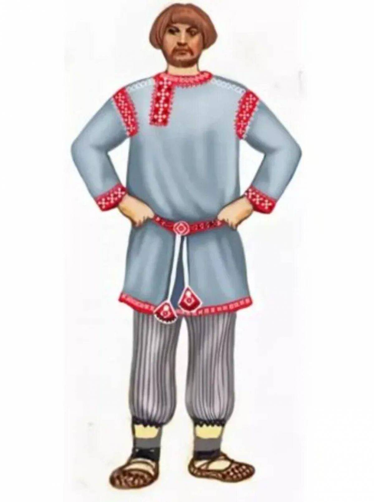 Русский народный костюм мужской #24