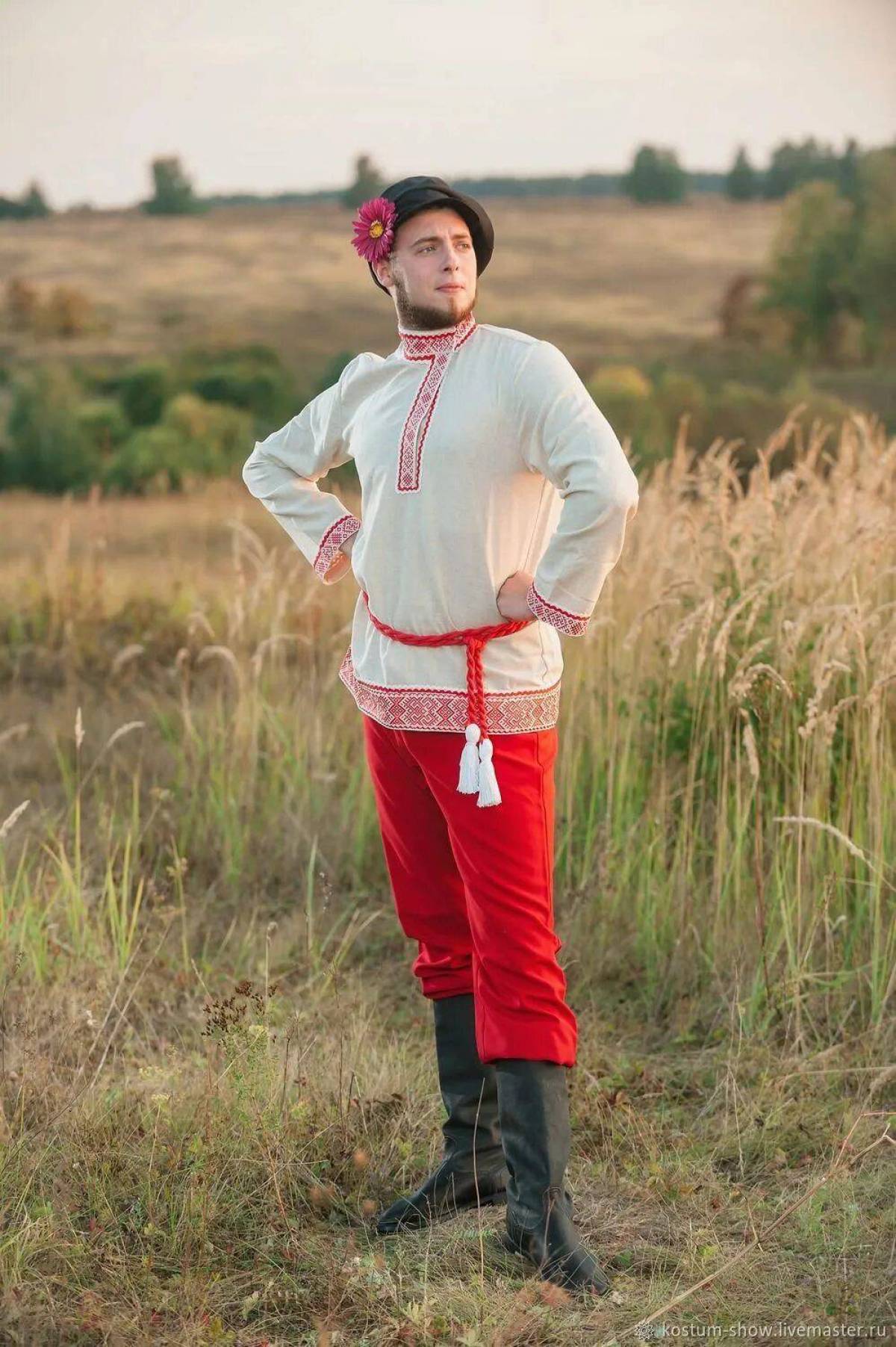 Русский народный костюм мужской #26