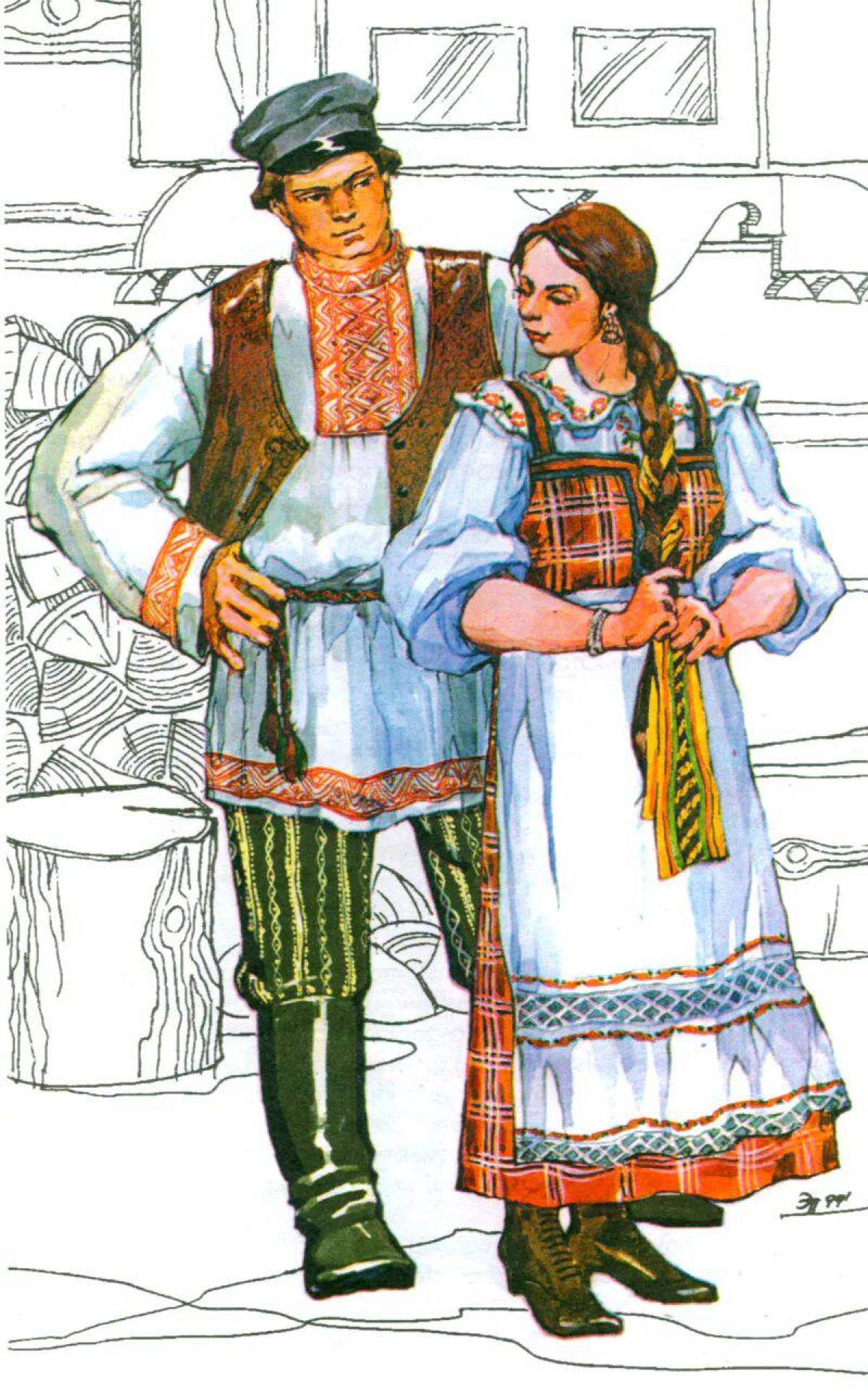 Русский народный костюм мужской #29