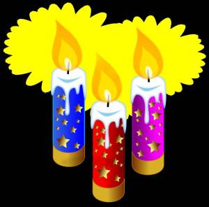 Раскраска свеча для детей #1 #488518