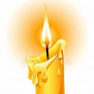 Раскраска свеча для детей #24 #488541