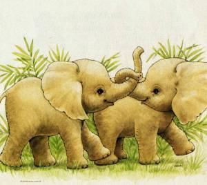 Раскраска слоненок для детей #28 #498748
