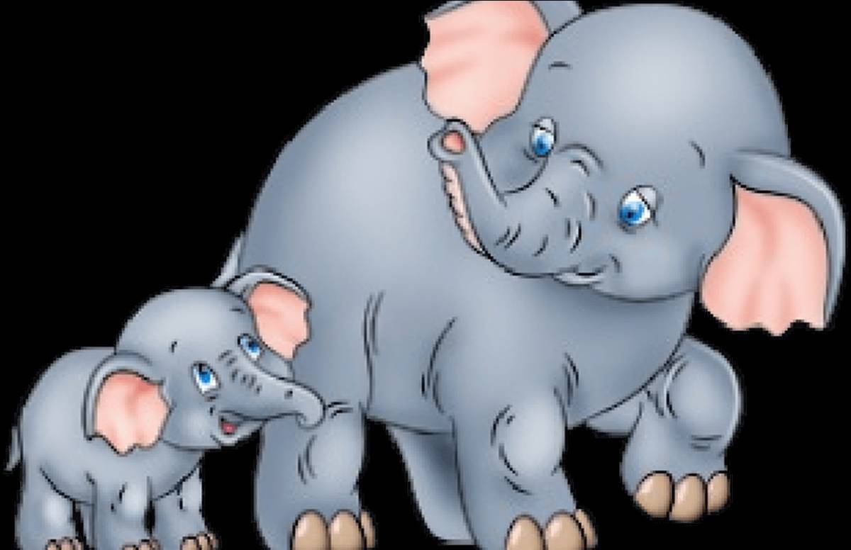 Слоненок для детей #16