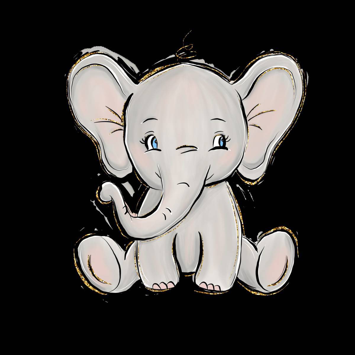 Слоненок для детей #35