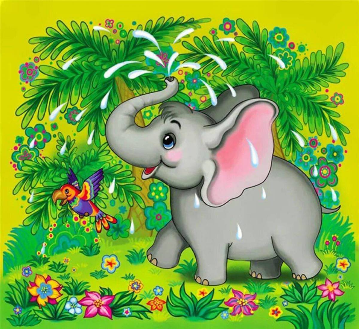 Слоненок для детей #36