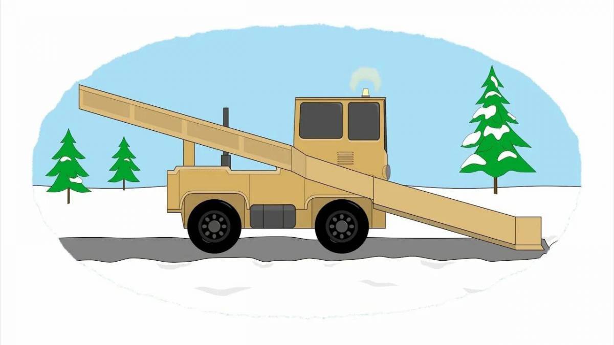 Снегоуборочная машина для детей #27