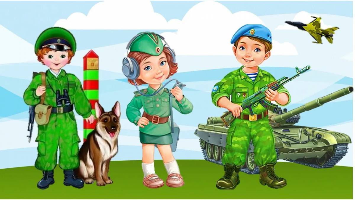 Солдаты разных родов войск для детей #8