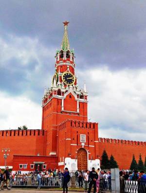 Раскраска спасская башня кремля #12 #508521