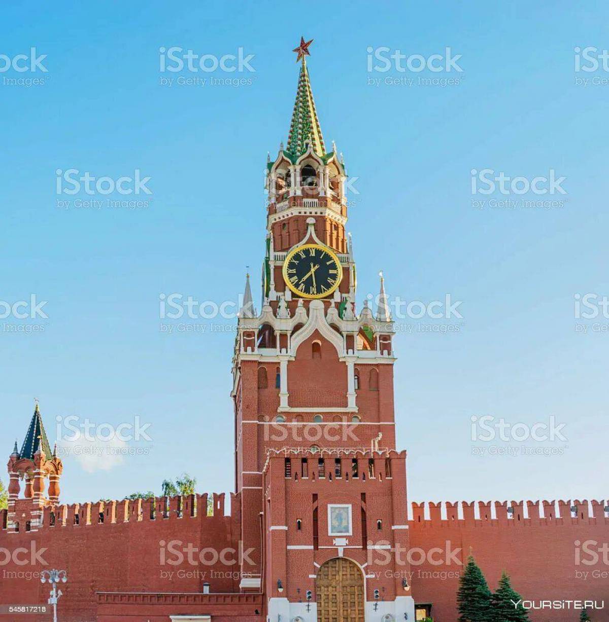 Спасская башня кремля #8