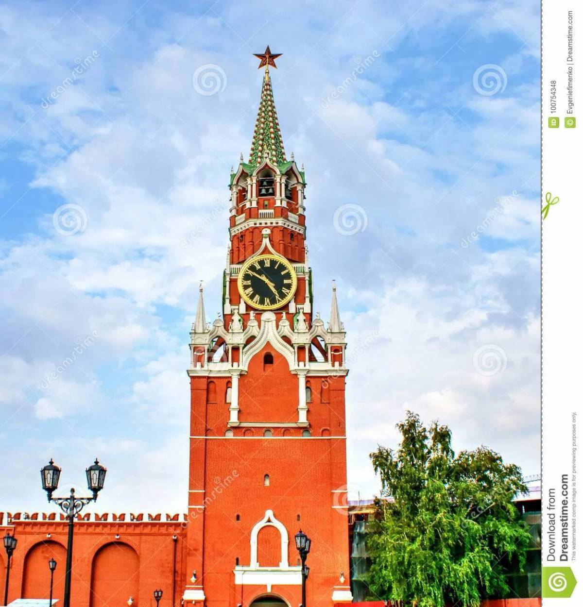 Спасская башня кремля #14