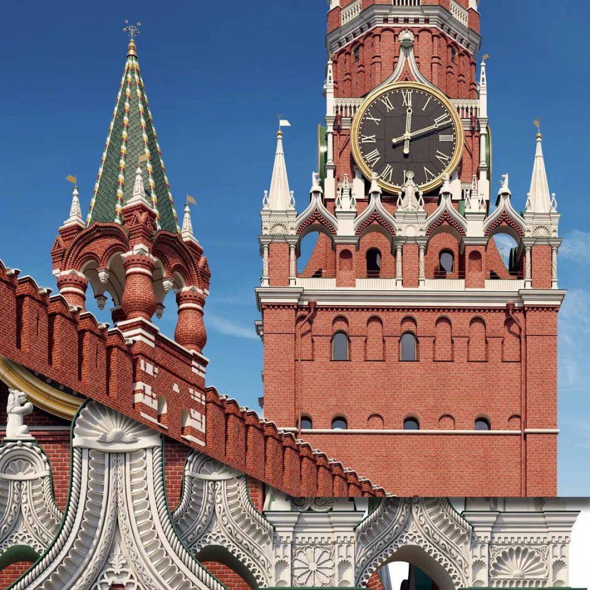 Спасская башня кремля #30