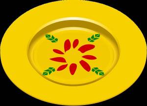 Раскраска тарелка для детей 2 3 лет #25 #519586