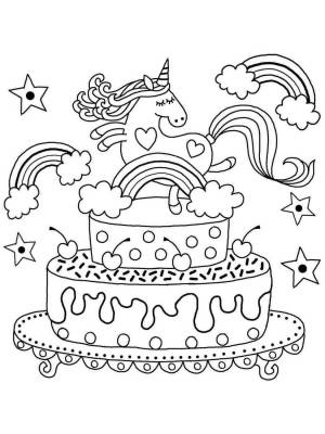 Раскраска тортики для детей 5 6 лет #15 #527154