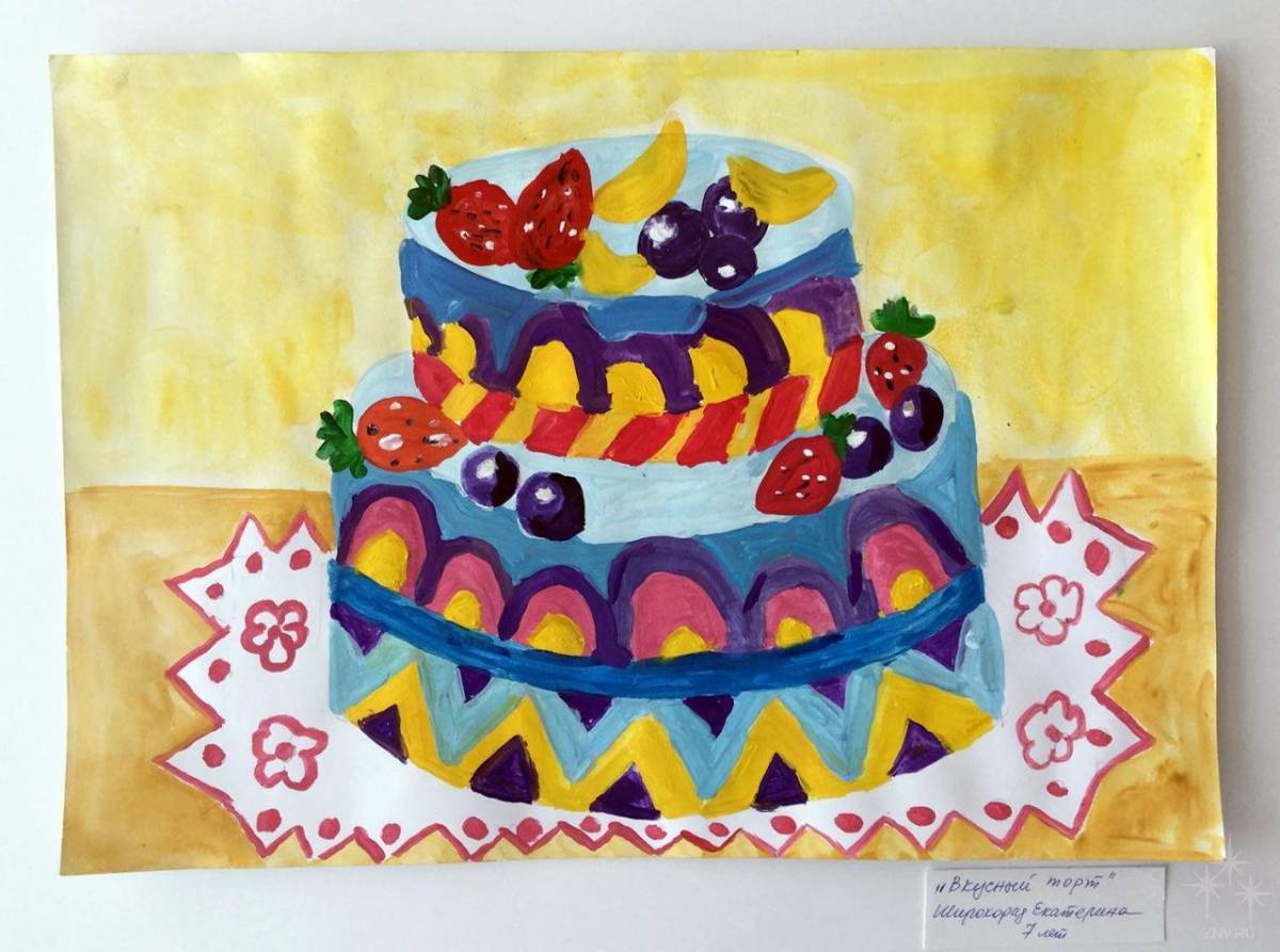 Тортики для детей 5 6 лет #3