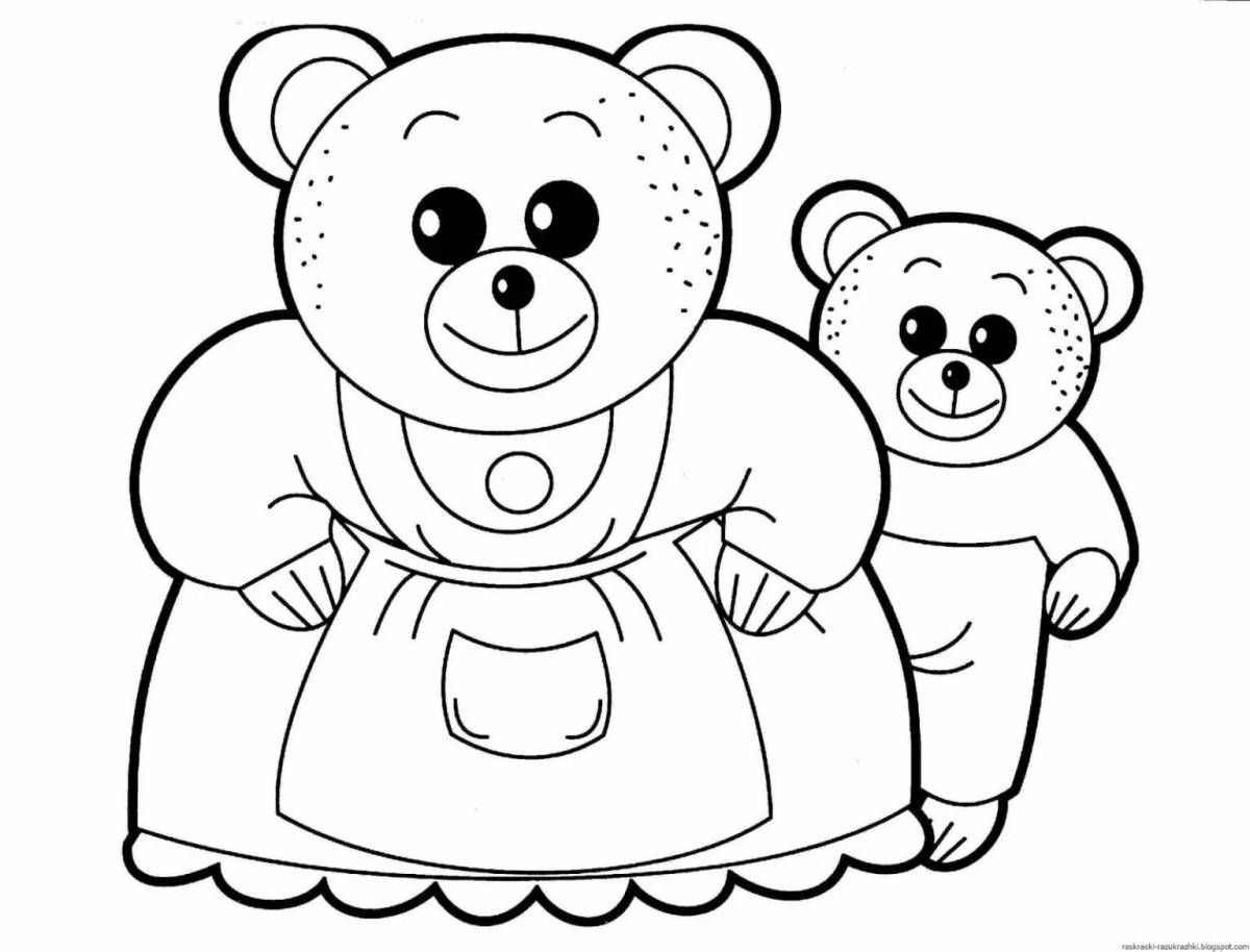 Три медведя для детей 3 4 лет #20