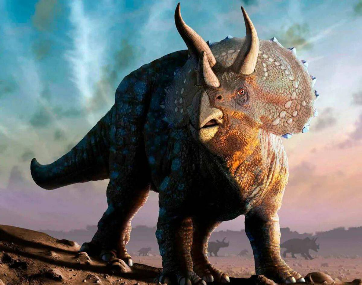 Трицератопс динозавр #13