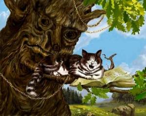 Раскраска ученый кот из сказки пушкина #23 #536037